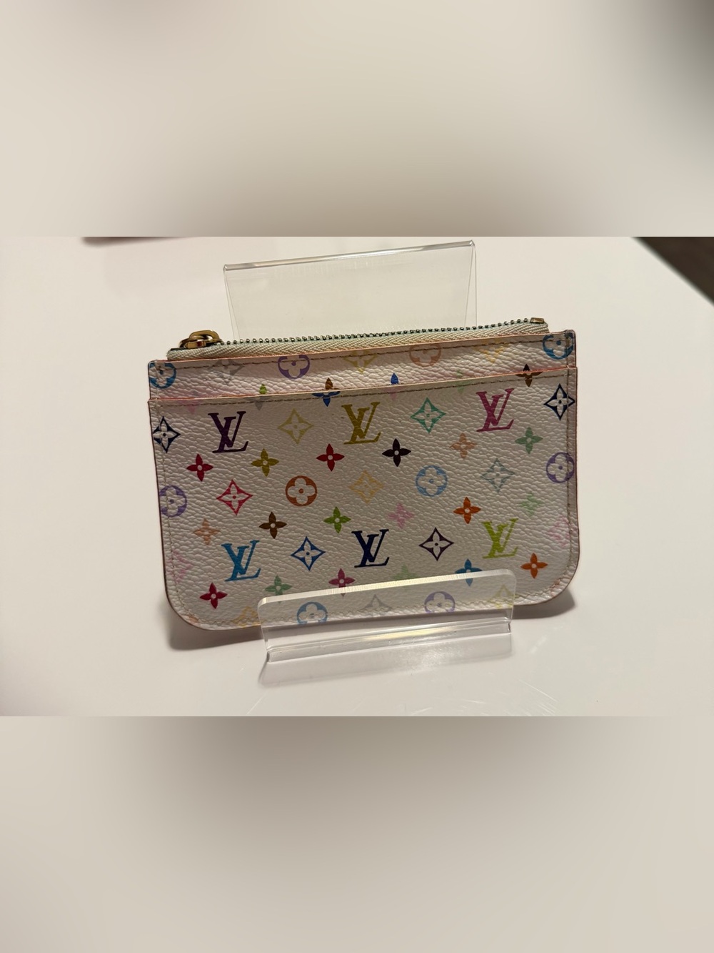 Louis Vuitton Murakami Multicolor Monogram Zip Wristlet